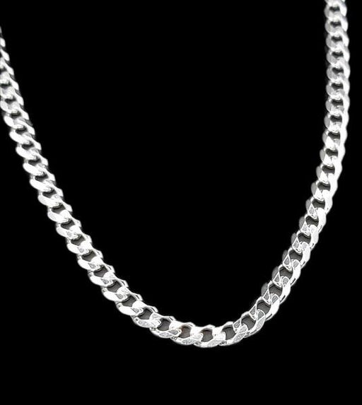 24" Sterling Silver Chain Curb | Earthworks 
