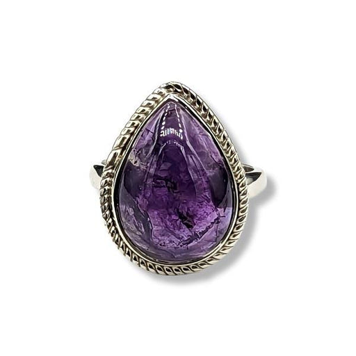 Ring Amethyst Sterling Silver Size 7 | Earthworks