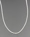 22" Sterling Silver Chain Rope | Earthworks 