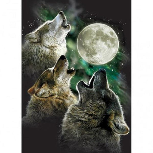 Greeting Card Three Wolf Moon | Earthworks