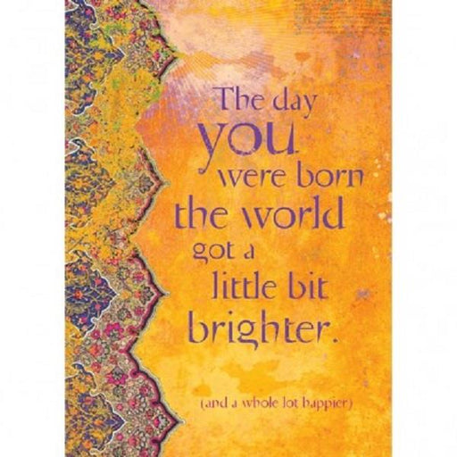 Greeting Card The Day You Were Born | Earthworks