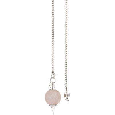 Pendulum Rose Quartz Ball | Earthworks 