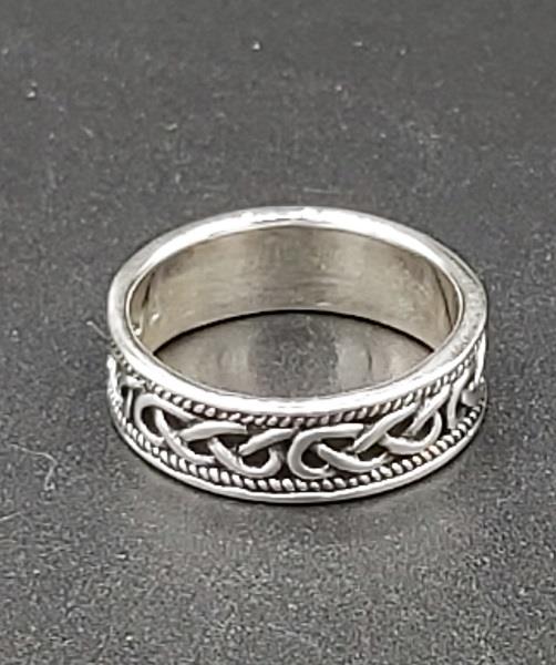 Ring Celtic Band Sterling Silver