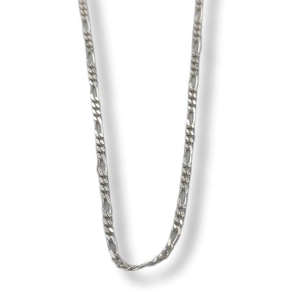 16" Sterling Silver Chain Figaro Style | Earthworks