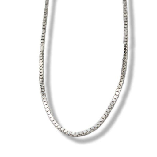 18" Sterling Silver Chain Light Box | Earthworks 