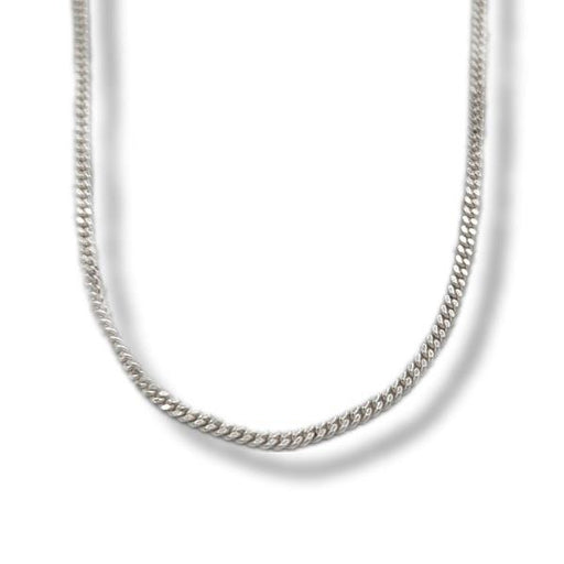 18" Sterling Silver Chain Curb | Earthworks 