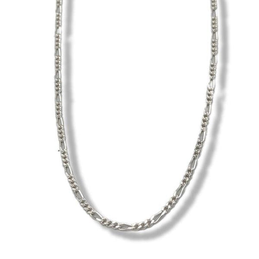 18" Sterling Silver Chain Figaro | Earthworks 