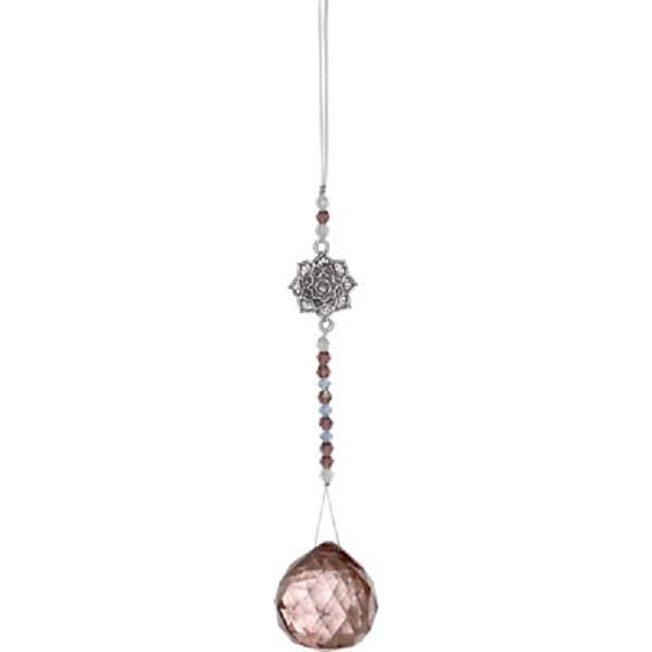 8" Hanging Crystal Lotus | Earthworks