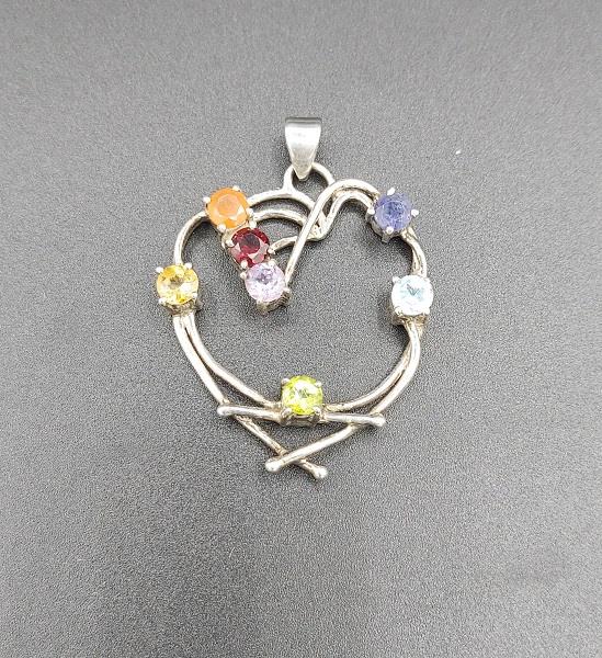 Pendant Chakra Branch Heart