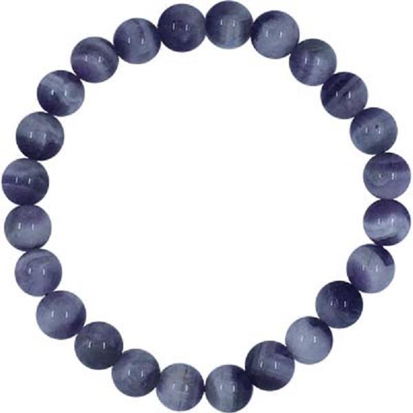 8mm Bracelet Chevron Amethyst | Earthworks