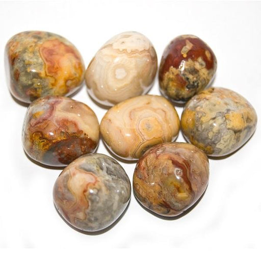 Crazy Lace Agate Tumbled | Earthworks 
