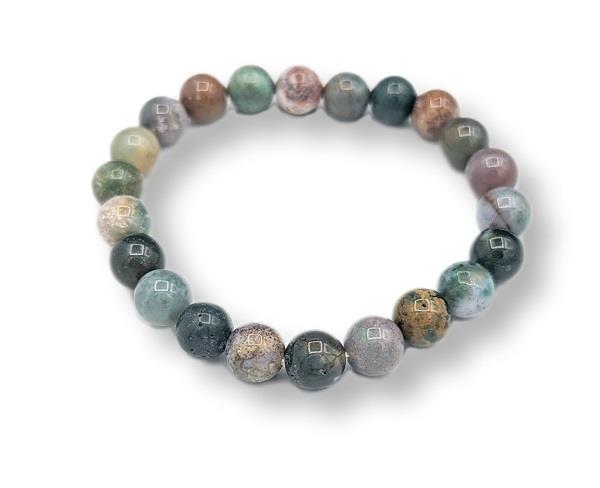 8mm Bracelet Fancy Agate | Earthworks