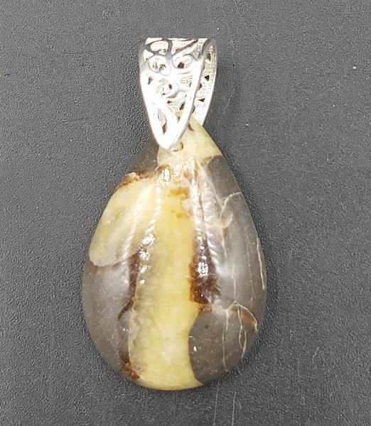 Pendant Septarian Sterling Silver