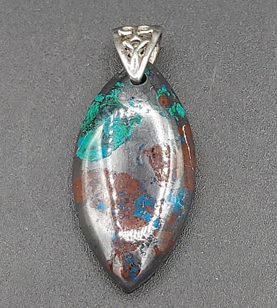 Pendant Shattuckite Sterling Silver