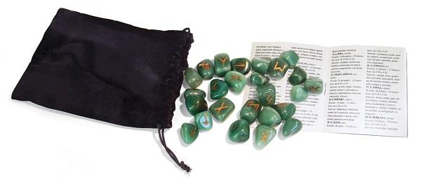 Runes Green Aventurine | Earthworks