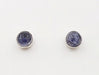 Earrings Iolite Sterling Silver Stud | Earthworks