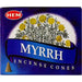 Hem Incense Myrrh Cones 10pcs | Earthworks