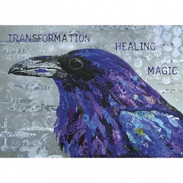 Greeting Card Healing Raven | Earthworks