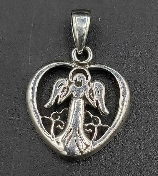 Pendant Angel Heart Sterling Silver