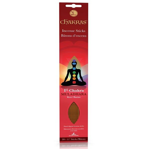 Chakra Incense Root 20pk | Earthworks