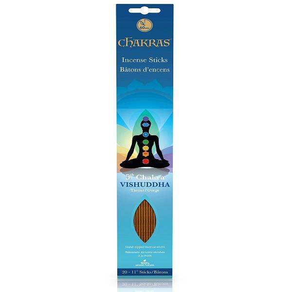 Chakra Incense Throat 20pk | Earthworks