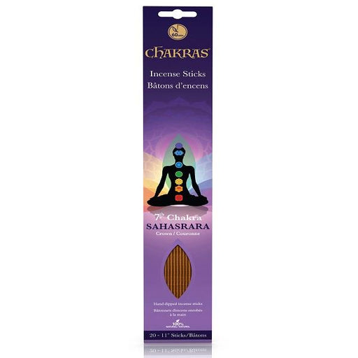 Chakra Incense Crown 20pk | Earthworks