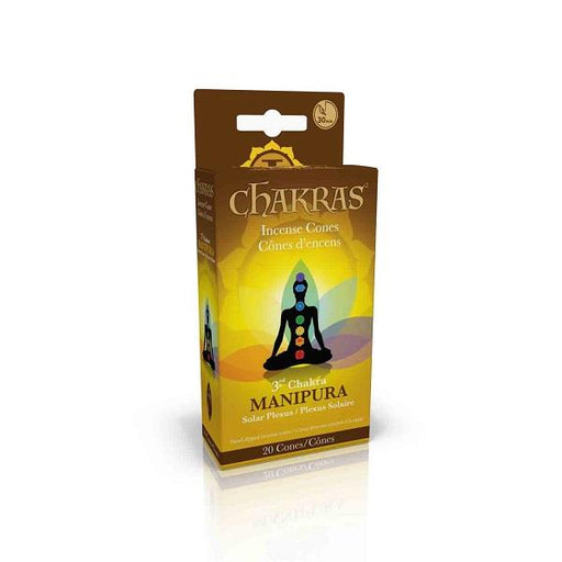 Chakra Incense Cones Solar Plexus 20pk | Earthworks