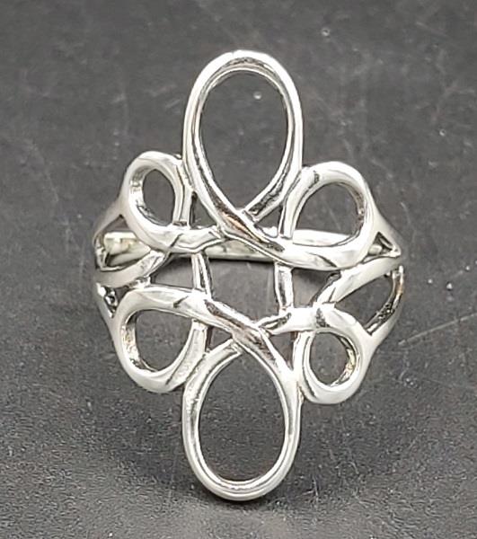 Ring Cut Out Sterling Silver