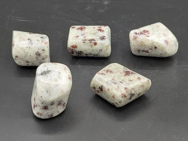 Garnet On Matrix Tumbled