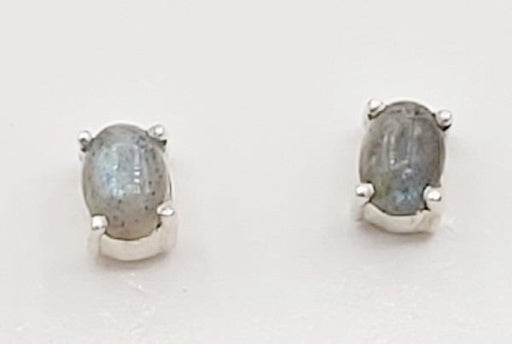 Earrings Labradorite Sterling Silver Stud | Earthworks