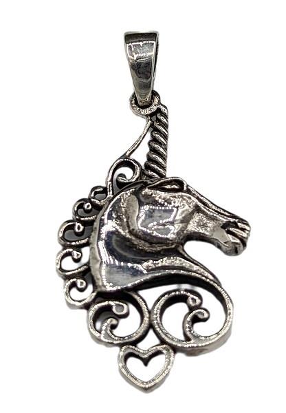 1.75" Pendant Unicorn Sterling Silver | Earthworks