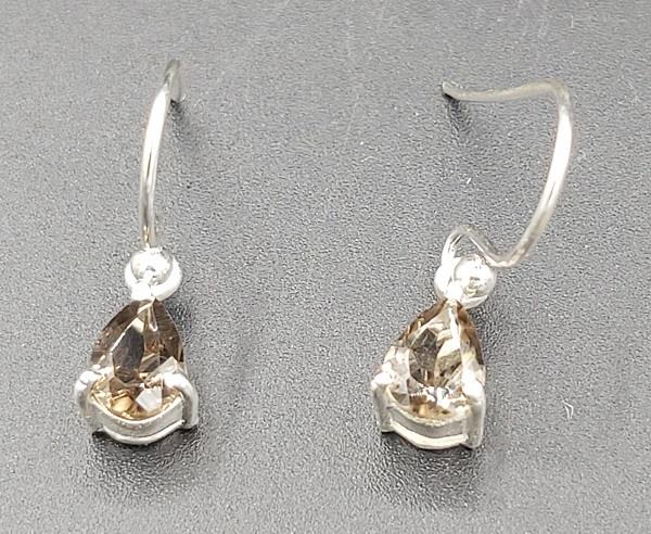 Earrings Smokey Quartz Sterling Silver