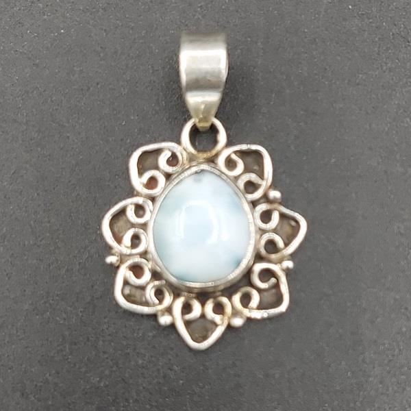 Pendant Larimar Sterling Silver