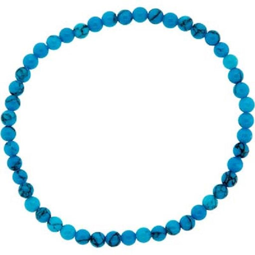 4mm Bracelet Turquoise Synthetic | Earthworks