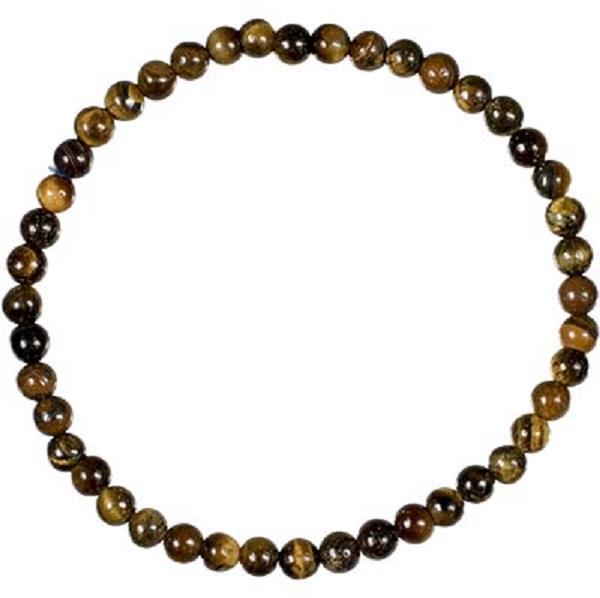 4mm Tiger's Eye Bracelet