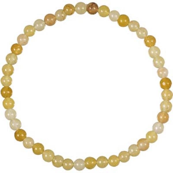 Bracelet 4mm Yellow Jade | Earthworks