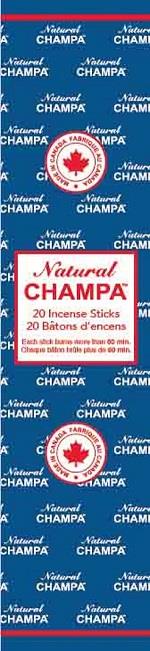 Natural Champa Nag Champa 20 sticks | Earthworks