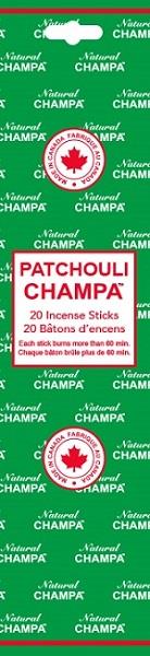 Natural Champa Patchouli 20pk