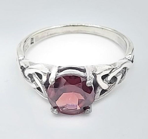 Ring Garnet Sterling Silver | Earthworks