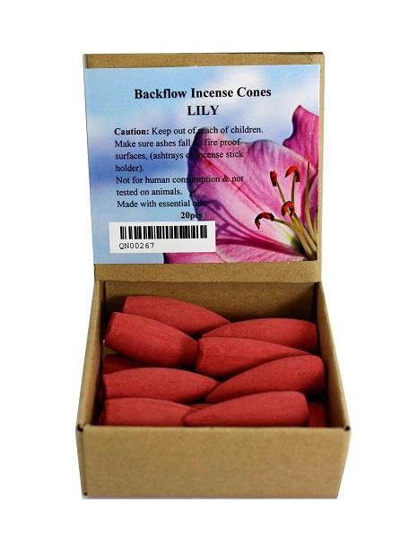Backflow Incense Cones Lily 20pcs | Earthworks