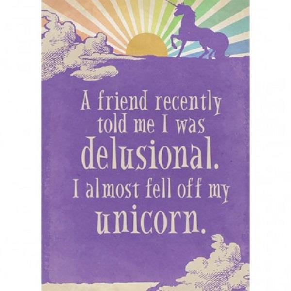Greeting Card Fell of My Unicorn | Earthworks