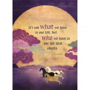 Greeting Card Not What But Who | Earthworks