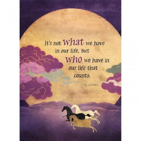 Greeting Card Not What But Who | Earthworks