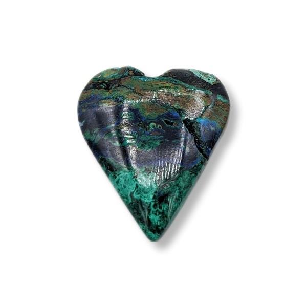Azurite Malachite Heart 26g Approximate | Earthworks