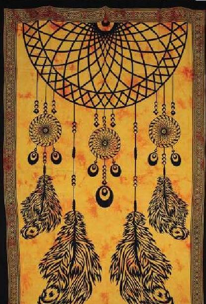 Throw Dreamcatcher Blue | Earthworks