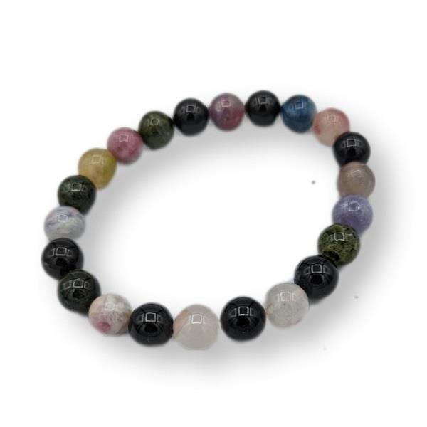 8mm Bracelet Watermelon Tourmaline | Earthworks