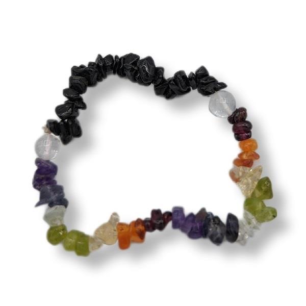 Chip Bracelet Black Tourmaline Chakra | Earthworks