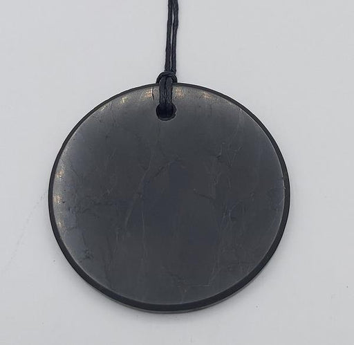 Necklace Shungite 1.5" Circle | Earthworks