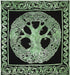 Throw Celtic Tree Green | Earthworks 