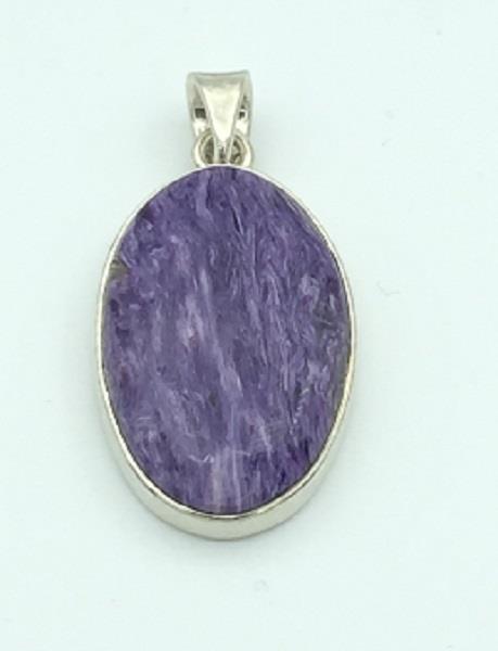 Pendant Charoite Sterling Silver